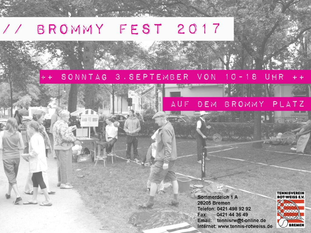 2017 Brommy Fest Plakat