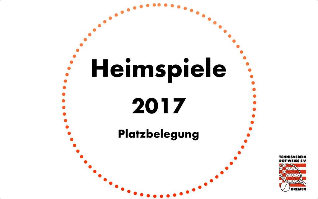 RW Heimspiele Platzbelegung 2017